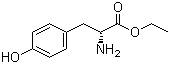 L-酪氨酸乙酯分子式结构图