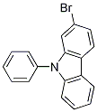 2-溴-9-苯基-9H-咔唑分子式结构图