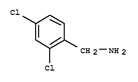 2,4-二氯苄胺分子式结构图