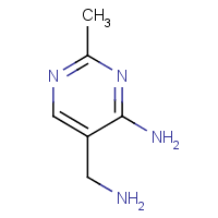 4-氨基-2-甲基-5-(氨甲基)嘧啶分子式结构图