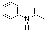 2-甲基吲哚分子式结构图