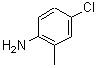 4-氯-2-甲基苯胺分子式结构图