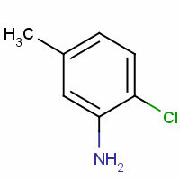 2-氯-5-甲基苯胺分子式结构图