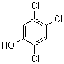 2,4,5-三氯苯酚分子式结构图