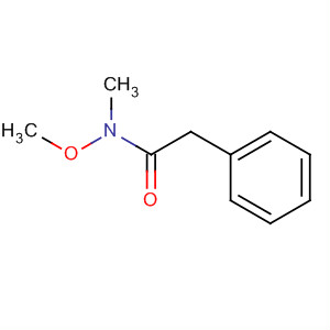 N-甲氧基-N-甲基-苯乙酰胺分子式结构图