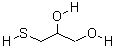 3-巯基-1,2-丙二醇分子式结构图