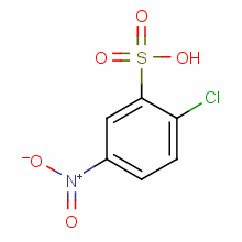 2-氯-5-硝基苯磺酸分子式结构图