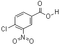 4-氯-3-硝基苯甲酸分子式结构图