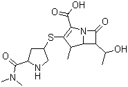 美罗培南分子式结构图