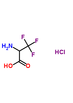 3,3,3-三氟丙氨酸盐酸盐分子式结构图