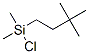 (3,3-二甲基)丁基二甲基氯硅烷分子式结构图