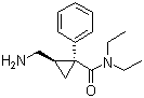 左旋体米那普仑分子式结构图