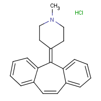 盐酸赛庚啶分子式结构图