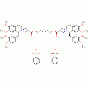 苯磺顺阿曲库胺分子式结构图