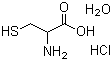 DL-半胱氨酸盐酸盐一水物分子式结构图