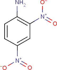 2,4-二硝基苯胺分子式结构图