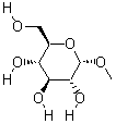 α-甲基葡萄糖甙分子式结构图