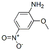 2-甲氧基-4-硝基苯胺分子式结构图