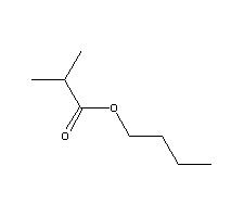 异丁酸丁酯分子式结构图