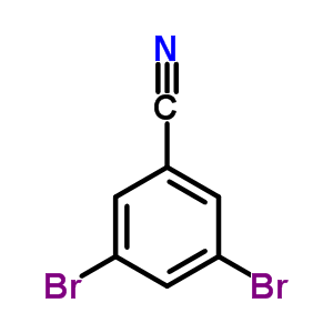 3,5-二溴苯腈分子式结构图