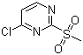 4-氯-2-甲磺酰基嘧啶分子式结构图