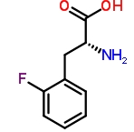 2-氟-D-苯丙氨酸分子式结构图