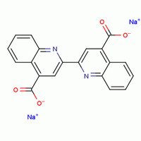 2,2'-联喹啉-4,4'-二羧酸二钠分子式结构图