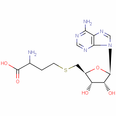 S-(5'-腺苷)-L-高半胱氨酸分子式结构图