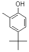 4-叔丁基-2-甲基苯酚分子式结构图