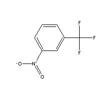 间硝基三氟甲苯分子式结构图