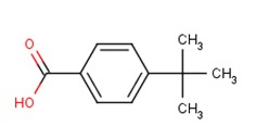 4-叔丁基苯甲酸分子式结构图