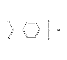 4-硝基苯磺酰氯分子式结构图