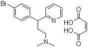 马来酸溴苯那敏分子式结构图