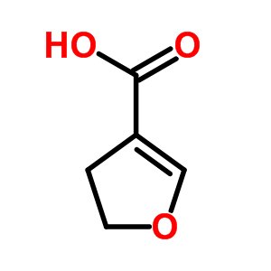 4,5-二氢呋喃-3-甲酸分子式结构图