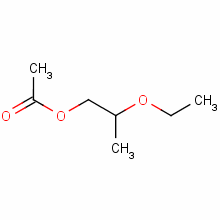 丙二醇乙醚乙酸酯分子式结构图