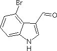 4-溴吲哚-3-醛分子式结构图