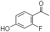 2-氟-4-羟基苯乙酮分子式结构图