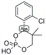  (S)-(-)-4-(2-氯苯基)-2-5,5-二甲基-2-羟基-1,3,2-二氧磷杂环己烷-2-氧化物分子式结构图