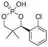 (R)-(+)-4-(2-氯苯基)-2-5,5-二甲基-2-羟基-1,3,2-二氧磷杂环己烷-2-氧化物分子式结构图