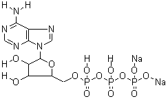 腺苷-5'-三磷酸二钠盐分子式结构图