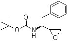 1-苄基-2,3-环氧正丙基-氨基甲酸叔丁酯分子式结构图