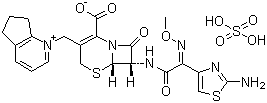 硫酸头孢匹罗分子式结构图