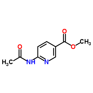 6-乙酰氨基烟酸甲酯分子式结构图