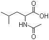 乙酰亮氨酸分子式结构图