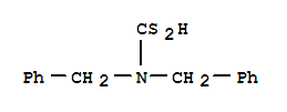 N，N-二苄基氨基甲硫酸分子式结构图