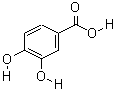 3,4-二羟基苯甲酸分子式结构图