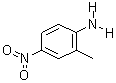 2-甲基-4-硝基苯胺分子式结构图