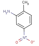 4-硝基-2-氨基甲苯分子式结构图