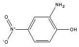 2-氨基-4-硝基苯酚分子式结构图