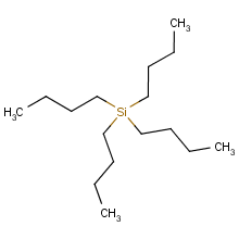 四丁[單]矽烷分子式结构图